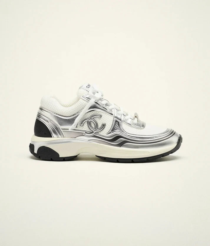 Sneakers Chanel argenté