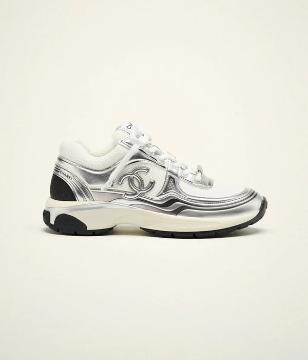 Sneakers Chanel argenté